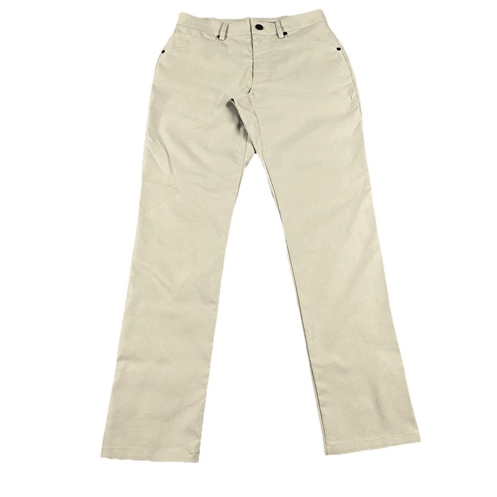 Myles 5-Pocket Chino Tour Pants Men 28x29 Performance Stretch Career Golf Green